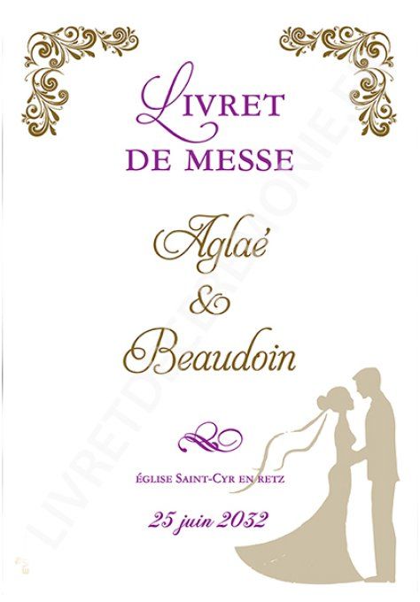 Couverture de livret de messe Romance