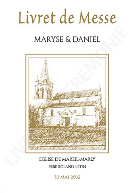 Livret de messe crayonné